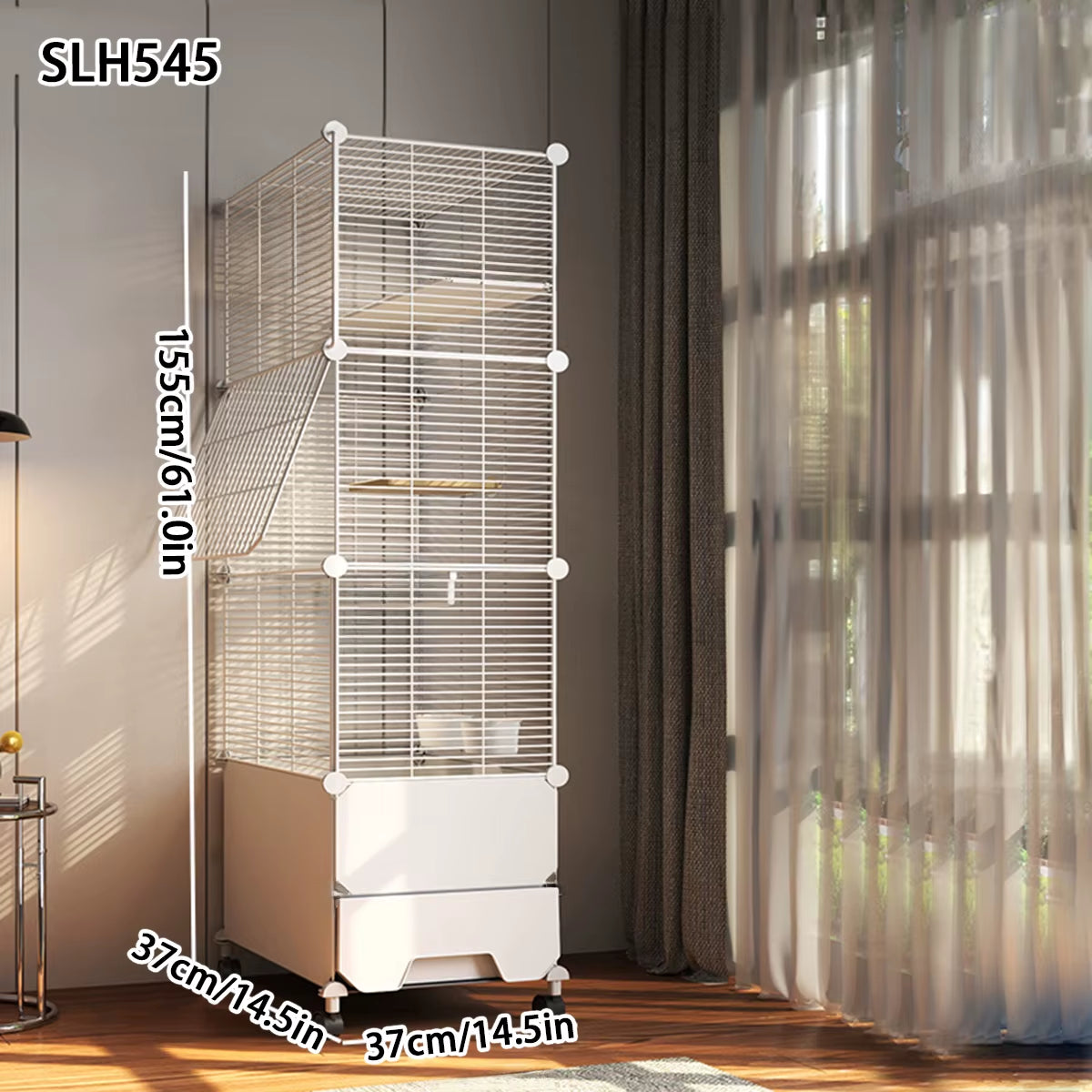 Bird Cage Parrot Cage Extra Large Household Winter House Large Black Phoenix Budgerigar Special Splash-Proof Breeding Cage