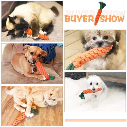 5 Pieces Dog Chew Toys, Safe Durable Puppy Teething Chewing Braided Toys, Medium Large Pet Dog Cotton Knot Paws Fun Molar for Clean Teeth Healthy