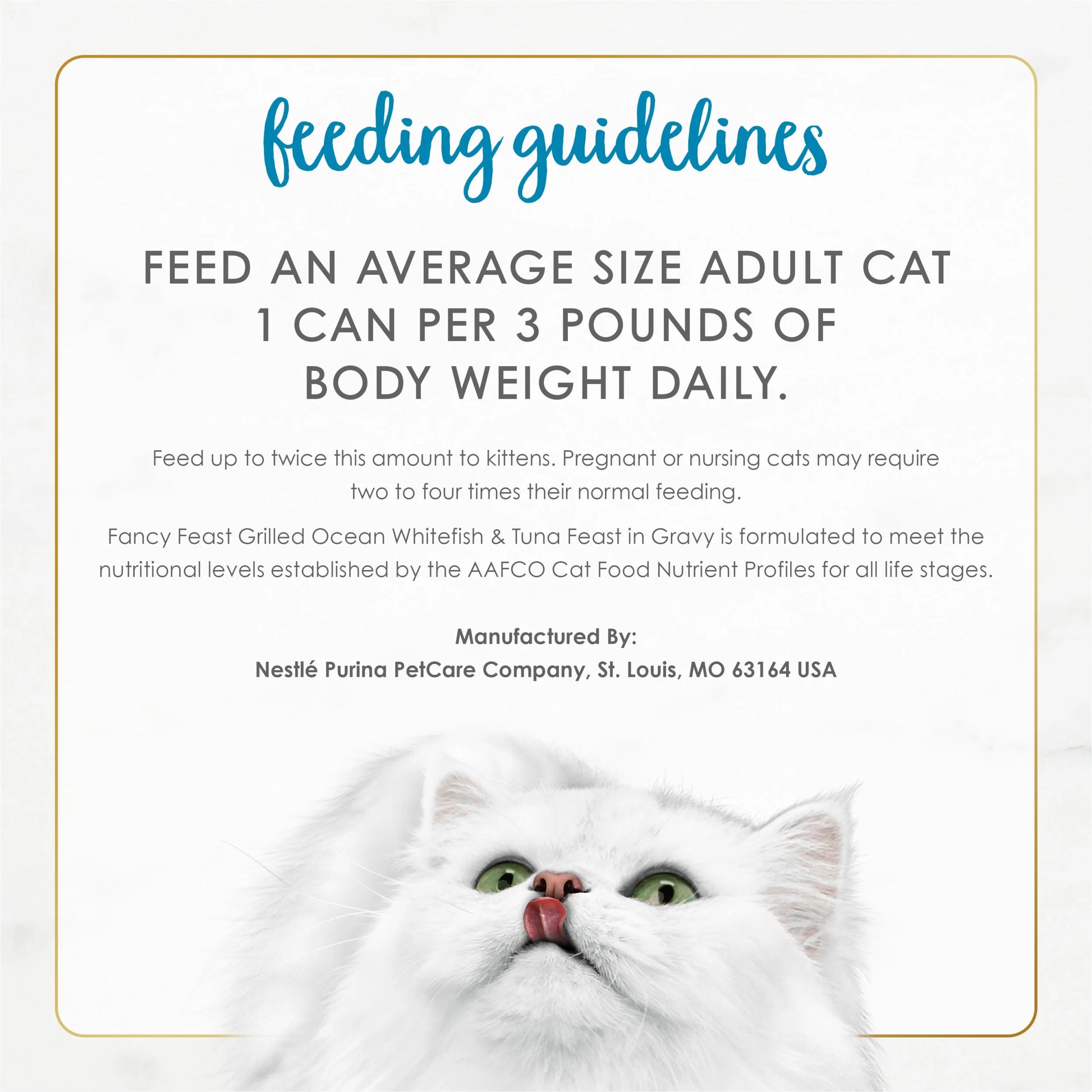 Purina  Grilled Kitten Food, Wet Cat Food, Whitefish & Tuna, 3 Oz Cans (24 Pack)