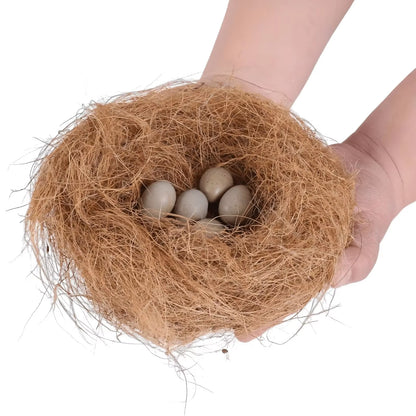 Natural Coconut Fiber Nesting Material for Bird Cages Finches Aviary Nest Filled Grass Bird Cage Accessories