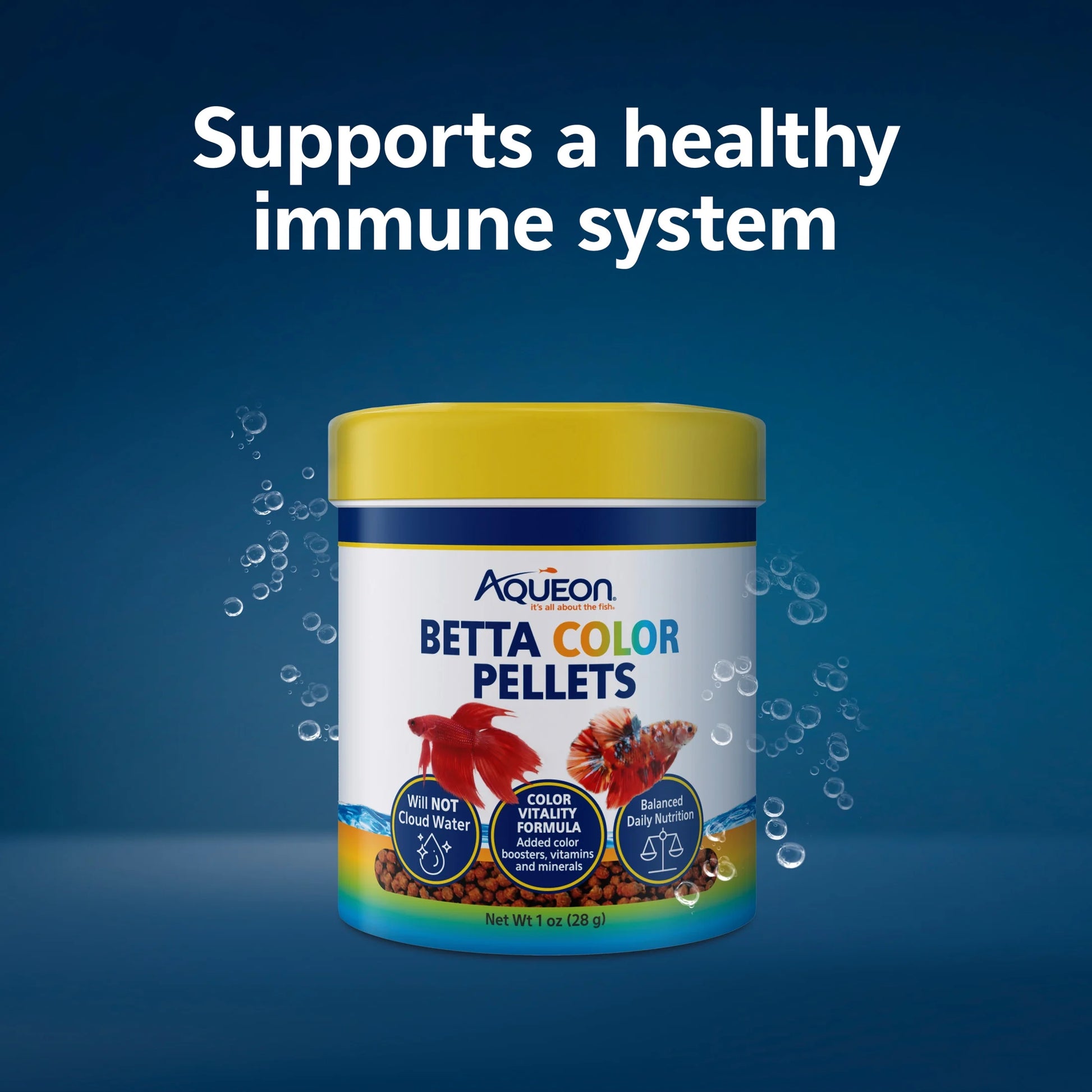 (2 Pack)  Betta Color Pellets 1 Ounce