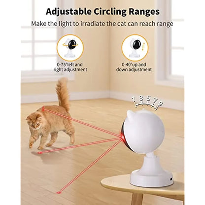 Automatic Laser Cat Toys,Usb Rechargeable,Interactive Cat Toy for Indoor Cats Kitty Kittens Dog,Multifunctional Cat Toy