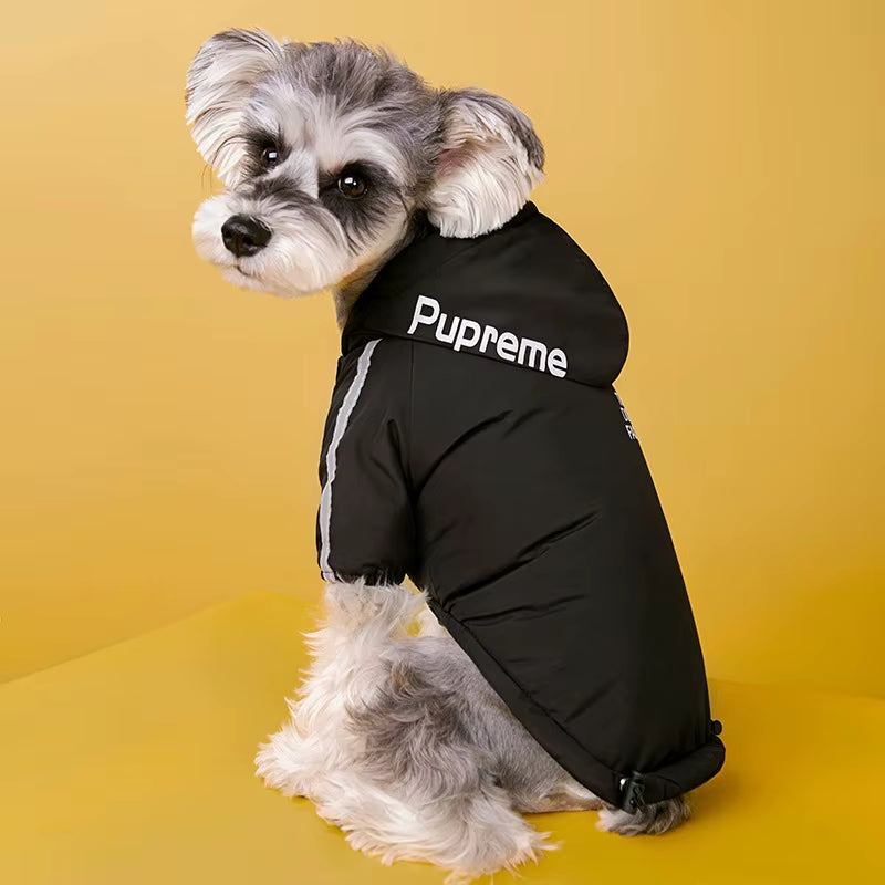 Waterproof Dogs Clothes Reflective Pet Coat for Small Medium Dogs Winter Warm Fleece Dog Jackets Puppy Raincoat Chihuahua Outfit
