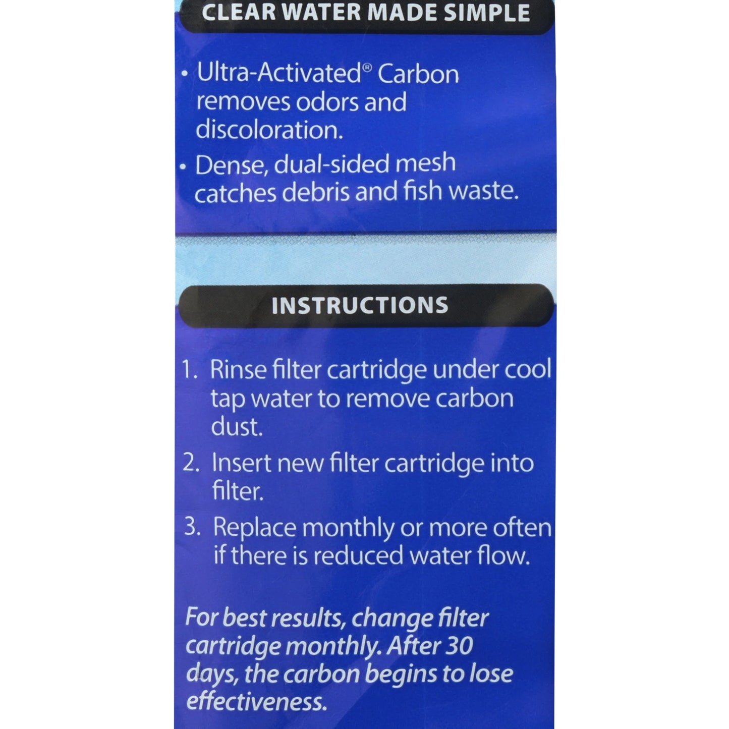 (2 Pack)  Whisper Bio-Bag Ready-To-Use Disposable Filter Cartridge for Aquariums, Large, 1 Count