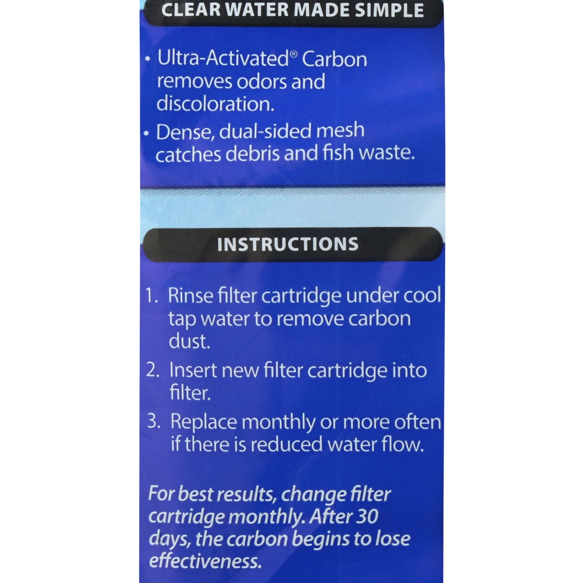 (2 Pack)  Whisper Bio-Bag Ready-To-Use Disposable Filter Cartridge for Aquariums, Large, 1 Count