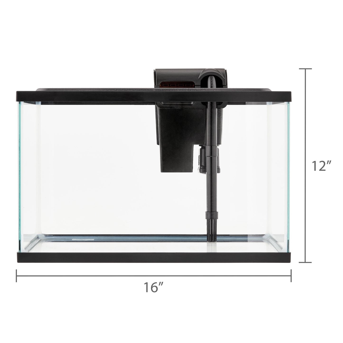 5 Gallon Aquarium Starter Kit with Blue & White LED Lights