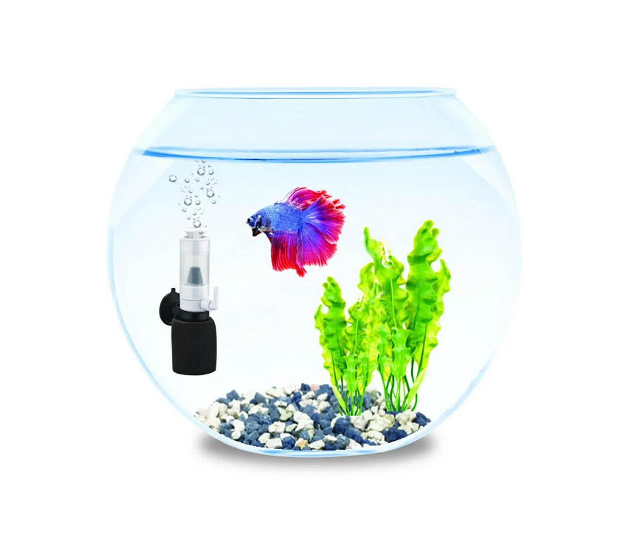 Cascade Nano Aquarium Filter & Air Pump Kit for Bettas – Filtration Perfect for Small Fish