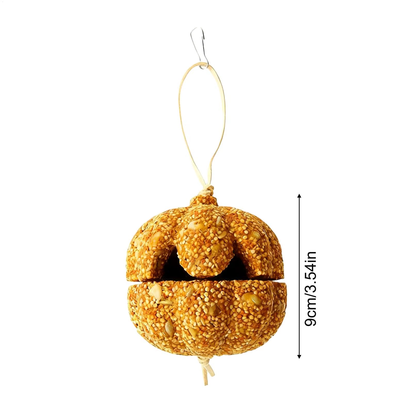 Conure Treats Treat Chew for Parrot Pumpkin Shape Cockatiel Snacks for Canary Guinea Chinchilla Lovebird Conure