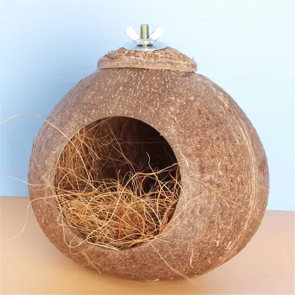 Natural Coconut Fiber Nesting Material for Bird Cages Finches Aviary Nest Filled Grass Bird Cage Accessories