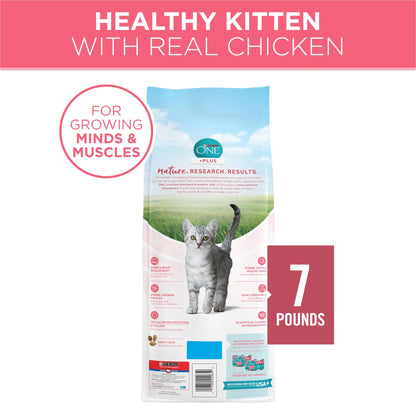 Plus, Healthy Kitten Formula, Dry Kitten Food, Chicken, 7 Lb Bag