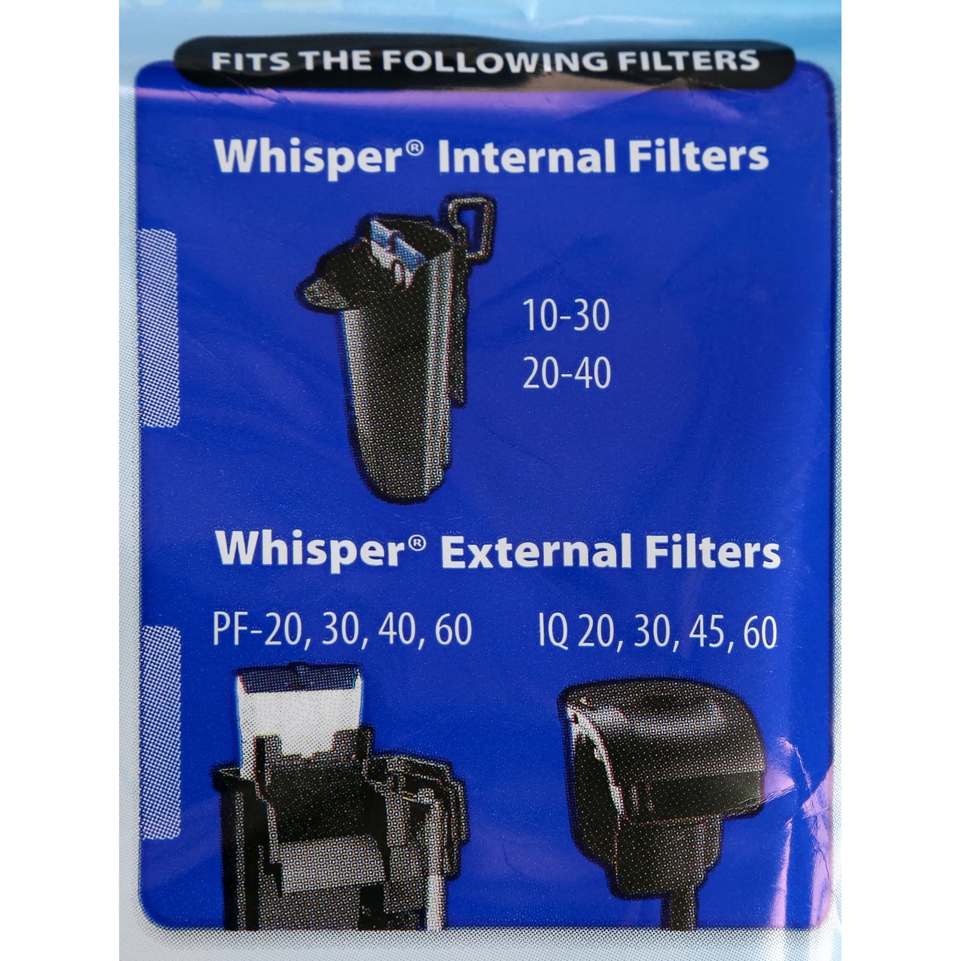 (2 Pack)  Whisper Bio-Bag Ready-To-Use Disposable Filter Cartridge for Aquariums, Large, 1 Count