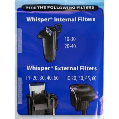 (2 Pack)  Whisper Bio-Bag Ready-To-Use Disposable Filter Cartridge for Aquariums, Large, 1 Count
