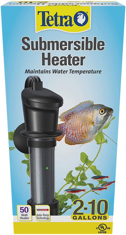 Submersible Aquarium Heater, 50-Watts